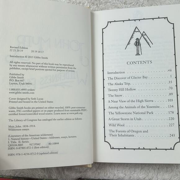 Book Bundle - Illustrated Book of Children's Verse and Wilderness Essays HC Good - Picture 3 of 10